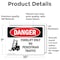 Signmission Forklift Only No Pedestrian Traffic, 10 in W x Rectangle, Vinyl Decal OS-2PACK-DS-D-710-L-1264 - alternate 4
